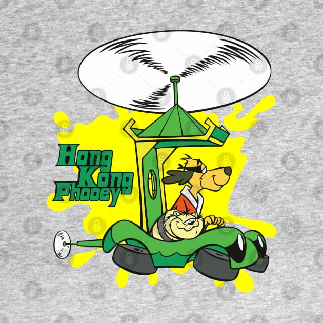 Hong Kong Phooey The Phooeymobile Helicopter by joeysartworld